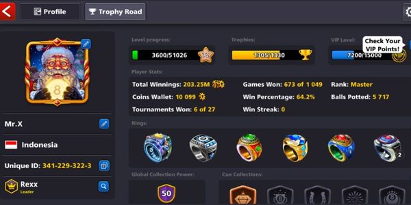 Akun Cue Max + Supreme Cue + 8 Cue Legendary - Final Warning