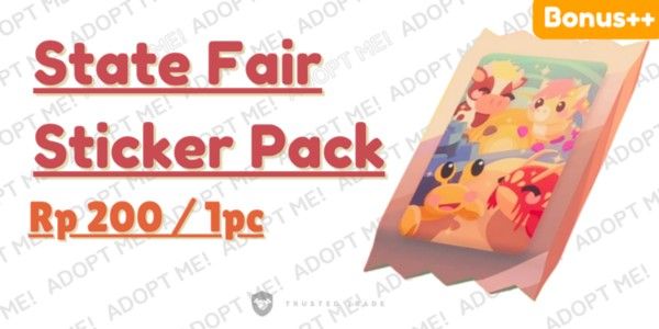 State Fair Sticker Pack Adopt Me Sticker