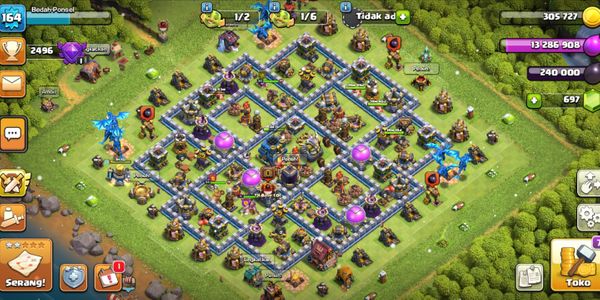 Town Hall 12 CHEAP MAX DEFENSE
