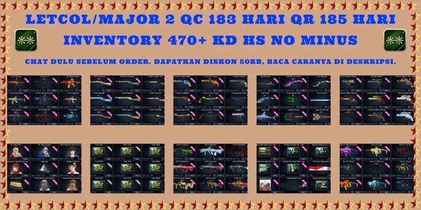 [GET 50K DISCOUNT] LETCOL/M2 QC 183 DAYS QR 185 DAYS INVENT 470+ KD HS NOMINUS FULL TITLE DATPOL [CHAT BEFORE ORDER, CODE SPR6]