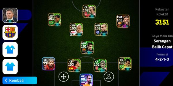 akun efootball messi blitz x beckham (aman,murah dan bergaransi