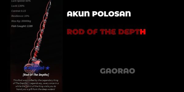 RBL Fisch Rod of The Depth Plain Account