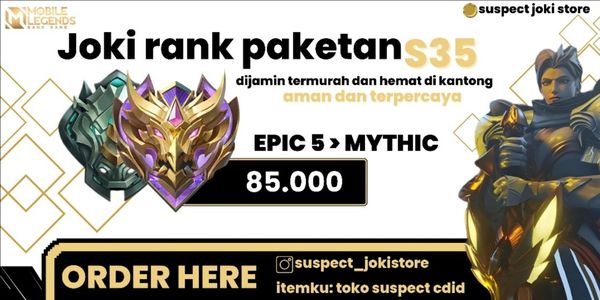 Paket Rank Epic 5-Mythic 1