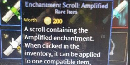 Enchantment Scroll: Amplified | Arcane Odyssey (RARE ITEM)