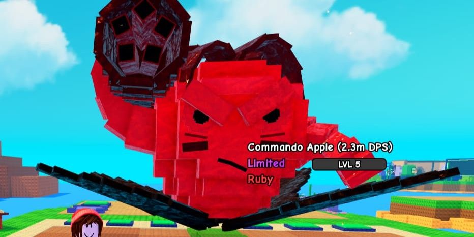Buy Item Ruby Commando Apple TITAN SIZE 2M+ DPS Plants Vs Brainrots ...