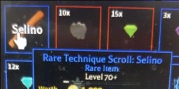 Rare Technique Scroll: Selino | Arcane Odyssey (RARE ITEM)