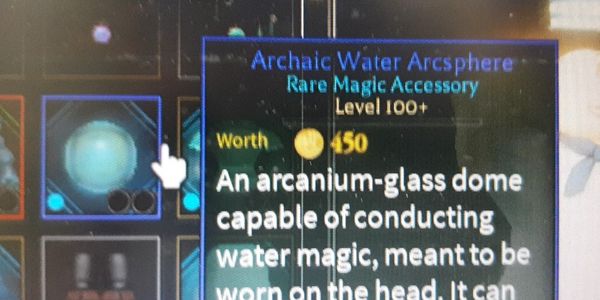 Archaic Water Archsphere | Arcane Odyssey (Rare magic accesory)