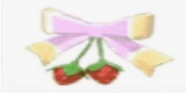 Strawberry Short Cake Bow - Adopt Me