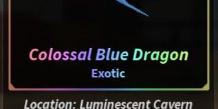 Colossal Blue Dragon Random Mutation (Exotic Fish)