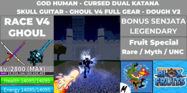 ACC BLOX FRUIT SHARK V4 FULL GEAR CURSED DUAL KATANA SKULL GUITAR DOUGH V2