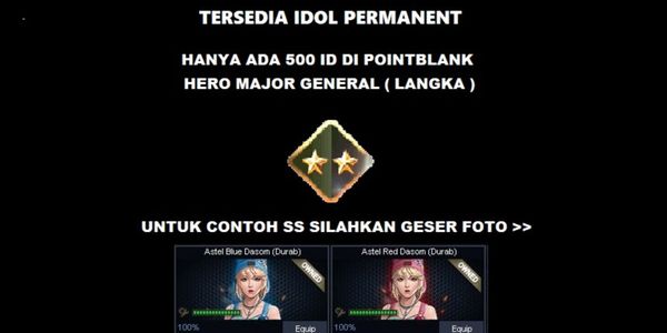 HERO B2/HERO MAJOR GENERAL PERMANENT IDOL