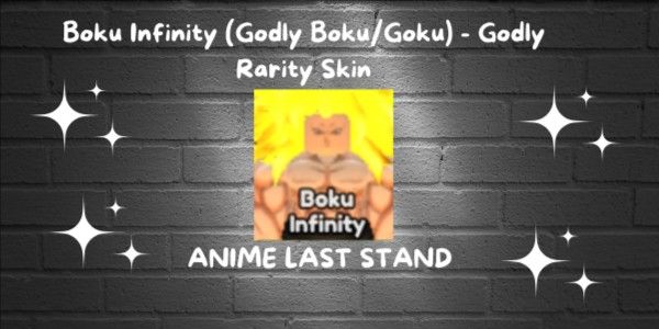 Boku Infinity (Godly Boku/Goku) - Godly Rarity Skin