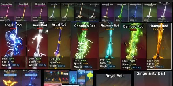 Fish account it (bonus Rod and Bonus Bait and bonus coin)