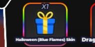 Halloween skin blue flame