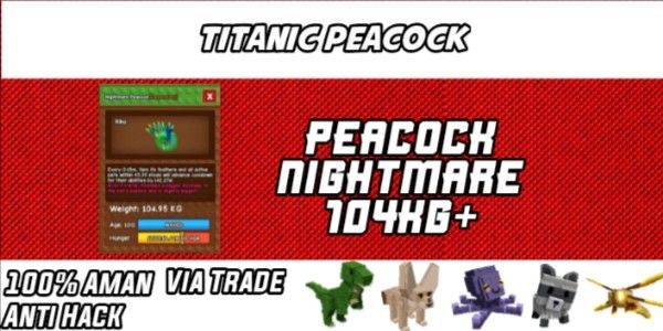 Titanic Peacock Nightmare 104Kg
