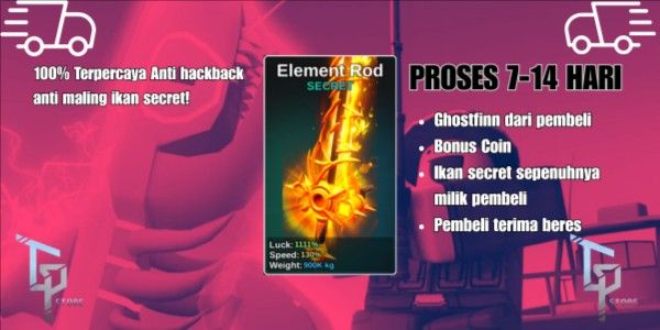 Joki Element Rod | Ghostfin Buyer | Fish It