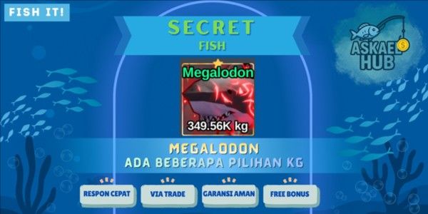 Secret Megalodon | Fish It!