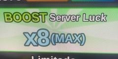 Server Luck Boost X8 Fish it 24 Hours ( Hours )