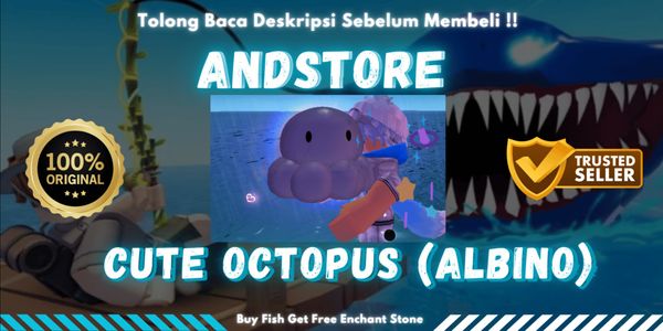 Cute Octopus (Albino) - Fish It!