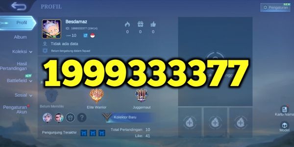 Beautiful ID Mobile Legends Ready to Rank