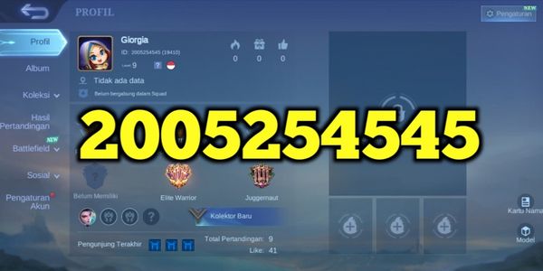 Beautiful ID Mobile Legends Ready to Rank