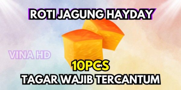 Roti Jagung / Corn Bread Hay Day - 10pcs
