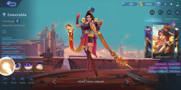 New Account Esmeralda Blazing Shadow