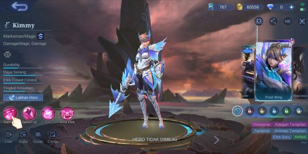 New Account Kimmy Frost Wing