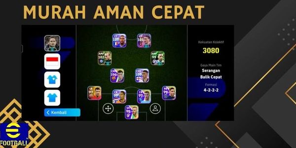 Efootball account ready to play