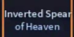 Inverted Spear Of Heaven -Sorcerer killer mastery item 3