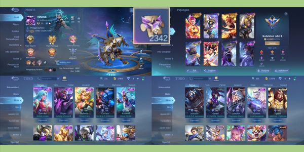 Ex Glory Ml Account *52, ZodiakHelcurt, Prime Claude & Yu Zhong, Cc Natalia