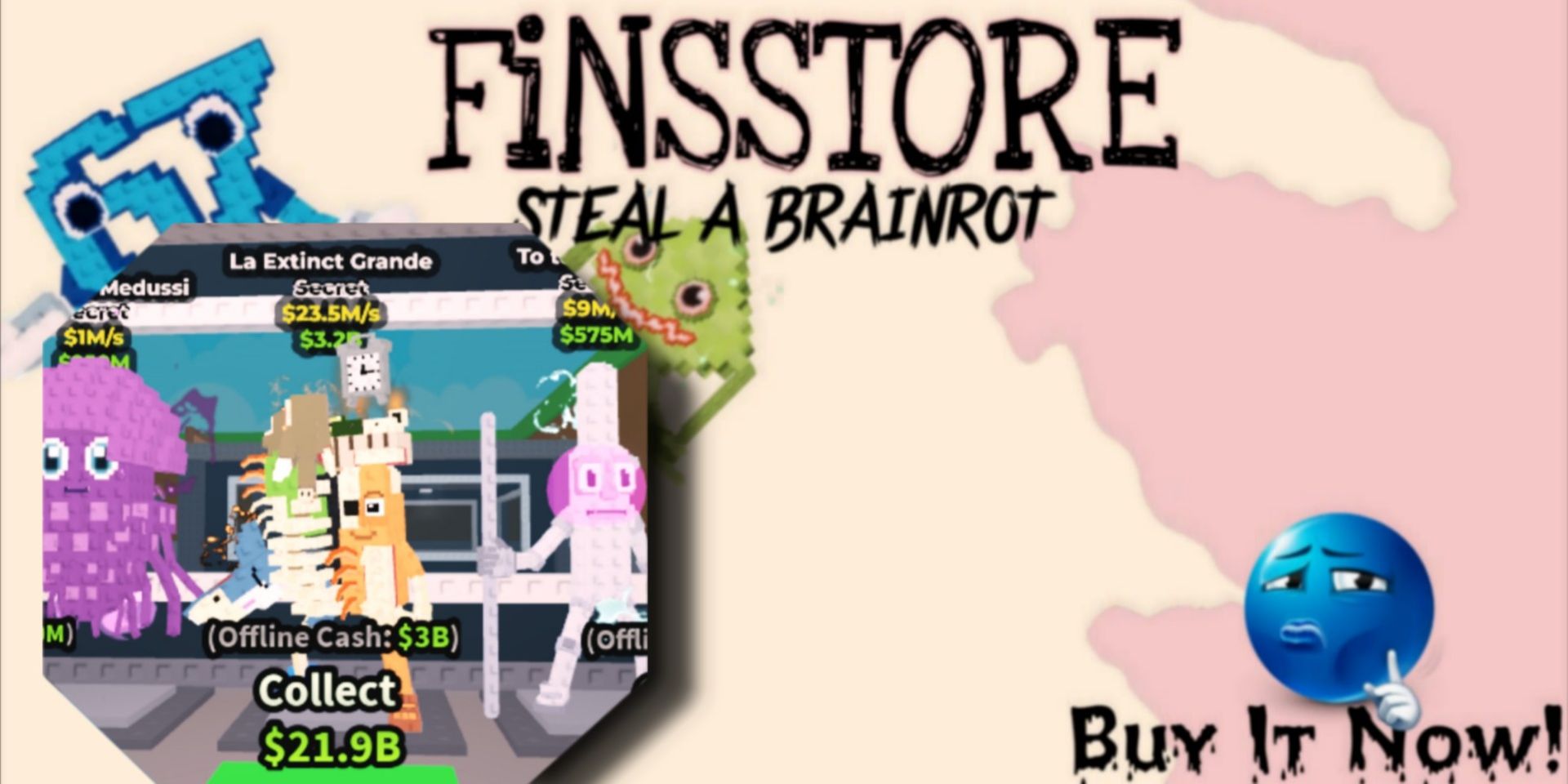 STEAL A BRAINROT extinct la grande 70m/s taco trait very good secret $12.00 - CA