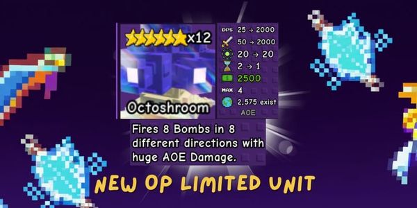 Octoshroom (6 star) Limited Exclusive Unit
