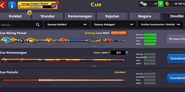 Akun 8BP 1 Cue Max + 10M Coins