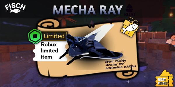 Fish Mecha Ray Boat | Fish