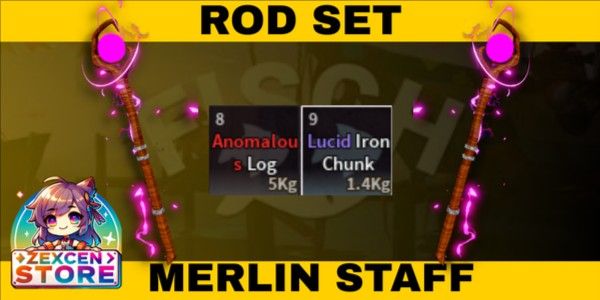 Merlin Staff Set