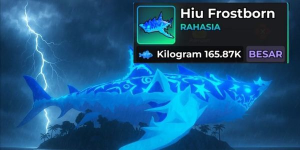 MEGA FROSTBORN SHARK MAXTON | 165.87K (165 TON+) | SUPER RARE FISH