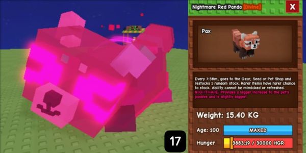 Nightmare Kitsune Per Grow A Garden Su Roblox &ndash; Animale Domestico (pet) Virtuale, Consegna Rapida