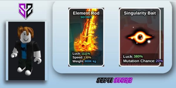 Akun Element rod + Singularity bait. #1