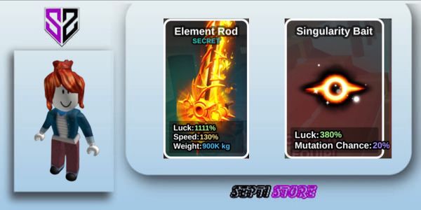 Akun Element rod + Singularity bait. #2