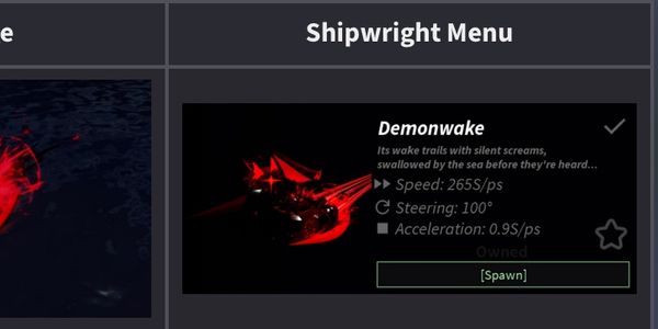 Demonwake Boat - Fisch