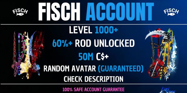 Buy Account FISH ACCOUNT LEVEL 1000 WITH AVATAR Fisch cheapest May 2026 ...