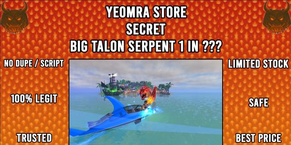 SECRET FISH IT! BIG TALON SERPENT 1 IN ???