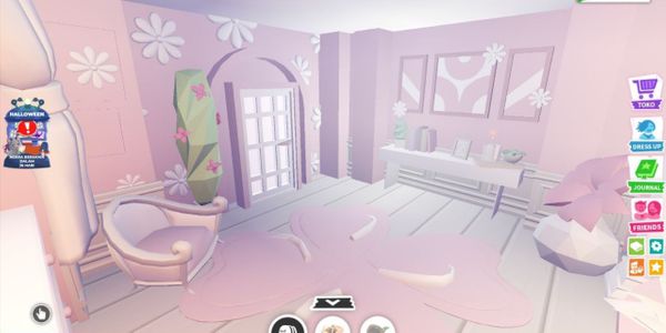 Adopt me family house themed Soft Pink Grinding House