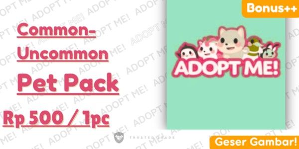 Common-Uncommon Pet Pack Roblox Adopt Me!