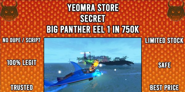 SECRET FISH IT! BIG PANTHER EEL 1 IN 750K