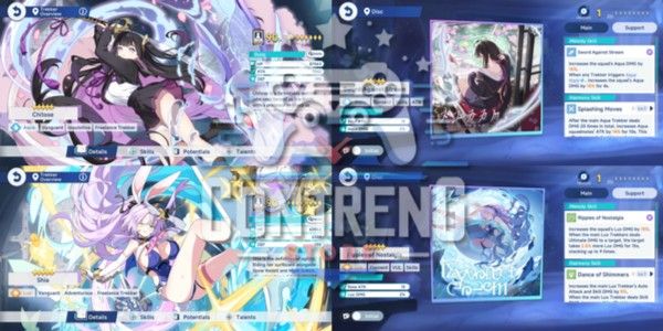 Akun Starter Stella Sora - Global | Limited Trekker: Shia, Chitose | Signature Disc: Shia, Chitose | Selector ON