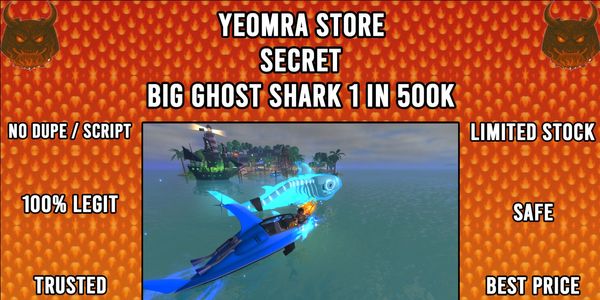 SECRET FISH IT! BIG GHOST SHARK 1 IN 500K