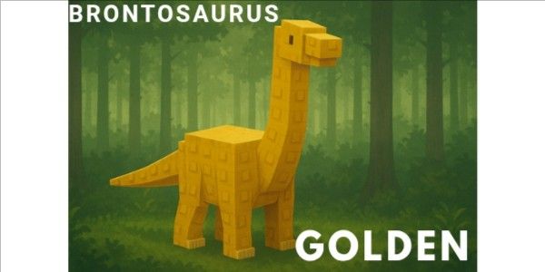 Golden Brontosaurus