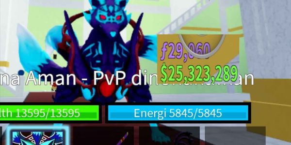 Akun Kitsune Unloc All Skill + V4 Human + Bonus Mythical Fruit